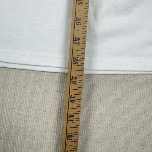 Vtg 1991 Jerzees Road Race Tee Men's M/L White Running‎ Labor Day Macon Tracks - Picture 8 of 9